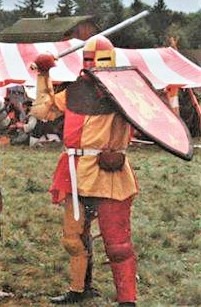 "This picture taken at An-Tir Crown Tournament, May 1984"