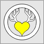 Stag's Heart of Hartwood, bestowed upon those who have given extended service to the shire of over ten years.