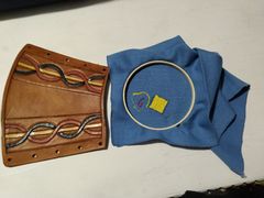 Bracer and first try at embroidery