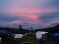 Sunset from Clan Carn camp.