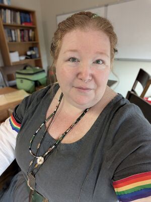 A photo portrait of Siobhán an Sionnaigh Ruaidh