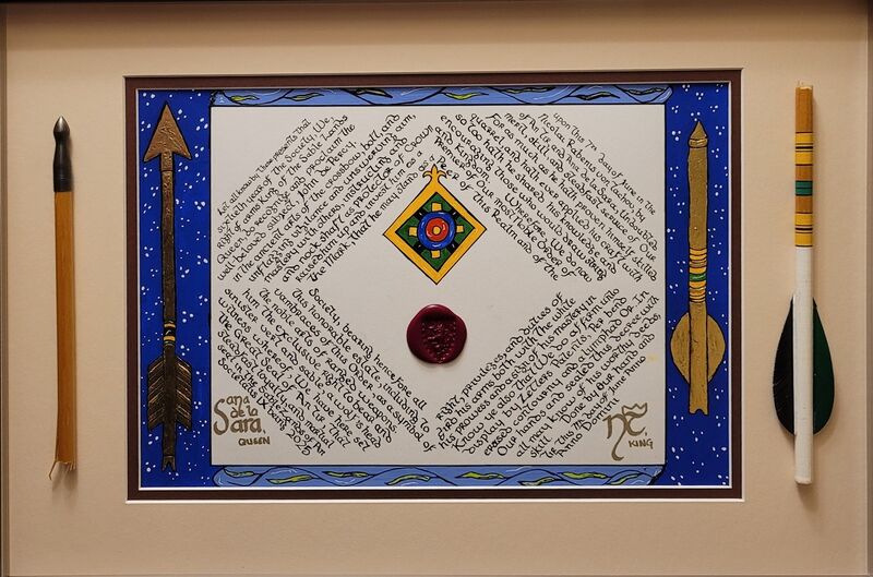 File:John de Percy Mark Scroll framed.jpg